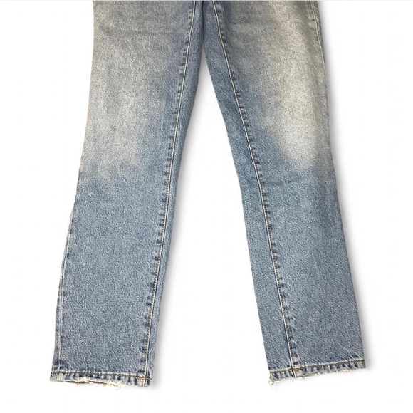 Zara high waisted straight leg denim jeans - Picture 2 of 7